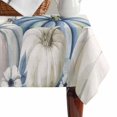 thumbnail image 4 of Blue Pumpkins Fall Table Cloth Waterproof Tablecloths, Thanksgiving Eucalyptus Leaf Rustic Tablecloth Dining Table Cover for Kitchen Party Tabletop Outdoor, Rectangle Tablecloth 60x84 Inch, 4 of 9
