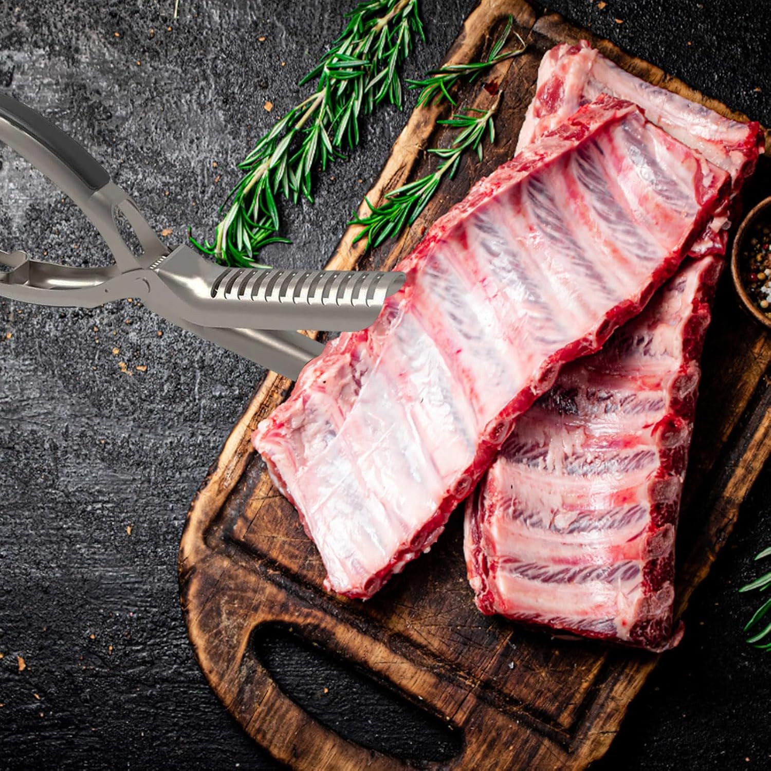 Grillwerkzeug Zum Entfernen Der Rippenmembran - Edelstahl, Ergonomischer Griff
