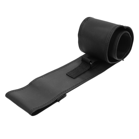 SOPOTUTU Soft Padded Black PU Leather Billiard Cue Bag for Safe Storage and Easy Carry with Durable Design