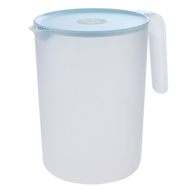 Pitcher Water Plastic Kettle Lid Beverage Tea Juice Cold Jug Carafe