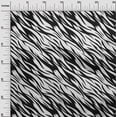 thumbnail image 2 of oneOone Cotton Poplin White Fabric Tiger Animal Skin Sewing Material Print Fabric By The Yard 42 Inch Wide, 2 of 4