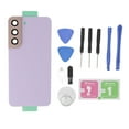 thumbnail image 1 of Cubierta de vidrio para la parte posterior del teléfono, lente de cámara preinstalada con kit de herramientas de reparación para Samsung Galaxy S22 S901U S901F morado, 1 of 5