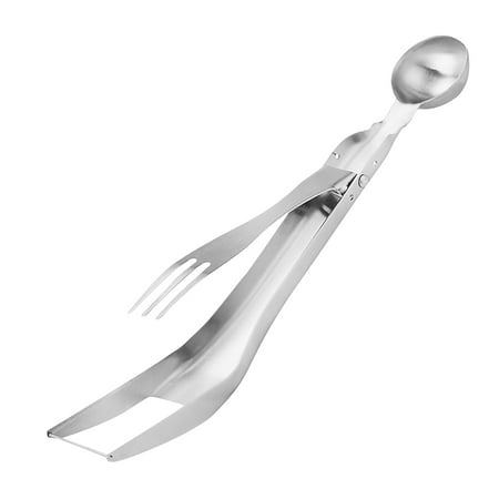 

Stainless Steel Watermelon Cutting Tool Pulp Fruit Fork Cantaloupe Tool Functional Fruit Divider Kid Peeler Multifunction Stainless Steel Fruit And Vegetable Peeler Wooden Sticks for
