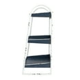 thumbnail image 5 of Creative Co-Op Heavily Distressed Navy 3-Tier Metal Tray with White Frame & Rim, 5 of 8
