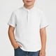 thumbnail image 1 of Camisa de manga corta con cuello redondo para niños, camisa con botones para niños, camisa informal para niños, blusa de poliéster para niños, 1 of 9