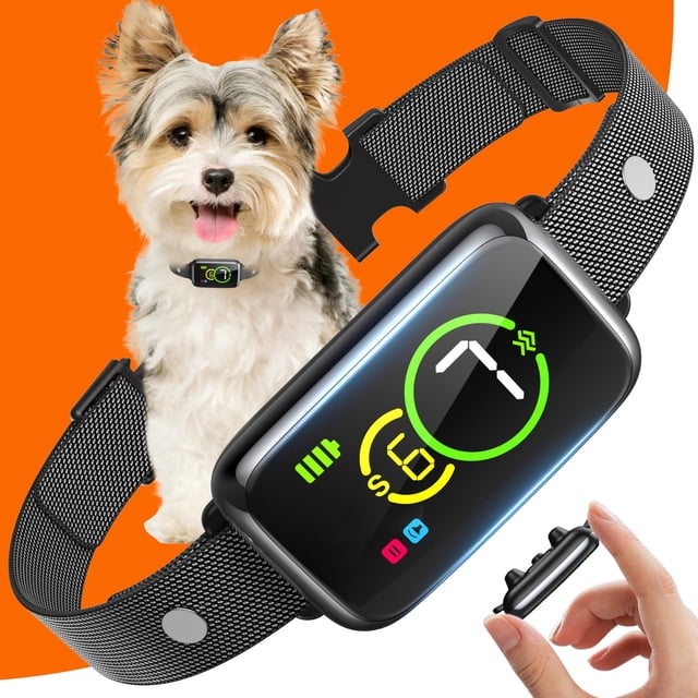 Collar antiladridos NQQHNN para perros de 2,3 a 40,8 kg con pitido vibratorio