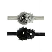 Headband for Baby Girl, Cute 12 Pieces Hair Bows Clips Flower Ribbon Hair Accessories For Kids