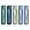 Dark Blue + Dark Green + Light Blue + Light Green + Gray, variant on thovorrnl Travel Utensils with Case, 4-Pieces Reusable Utensils Plastic Cutlery Knife Fork Spoon Set