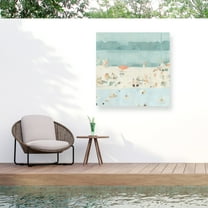 Emma Scarvey 'Sea Glass Sandbar II' Outdoor All-Weather Wall Decor