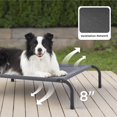 thumbnail image 2 of Cama elevada para perros Bedsure Outdoor, grande y portátil, 124 cm, color caqui, 2 of 8