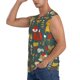 thumbnail image 3 of Fotbe Cute Animal Forest Men's Camiseta sin Mangas Estampada para Hombres, Playera Casual para Gimnasio, Entrenamiento, Playa-XX-Large, 3 of 7