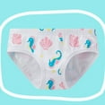 thumbnail image 2 of WEIYLL Girl's Underwear Triangle Cartoon Leopard Print Panties Sky Blue Baby Clothing for 1-3 Years, 2 of 3