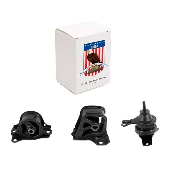 DNJ MMK1017 New Engine Motor Mount Trans. Kit Auto Fits Cars & Trucks 98-02 Honda 2.3L SOHC 16v