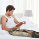 thumbnail image 5 of Fotbe Vintage Nautical Lighthouse Pantalones de Pijama para Hombre, Pantalones de Dormir, Pantalones de Casa con Cintura Ajustable y Bolsillos-XX-Large, 5 of 6