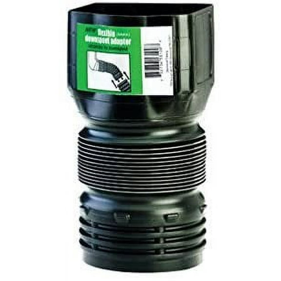 Flex Drain ADP53102 3" X 4" X 4" Flexible Downspout Adapter