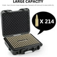 thumbnail image 2 of 214 Round .308/6.5 Ammo Storage Case with Desiccant, Waterproof Hard Shell Ammo case for 6.5 Creedmoor/6.5 Grendel/6.5×47 Lapua/6.5×52 Carcano/.308 Ammo Storage Box & Transport, 2 of 7