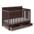 thumbnail image 1 of Lit de Bébé 5-en-1 avec Tiroir Hadley de Graco, Expresso, 1 of 16