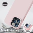 thumbnail image 5 of iPhone 13 Pro Case, Liquid Silicone Full Body Protective Cover with Anti-Scratch, Soft Microfiber Lining, Camera Protective Case, Pink Sand, 5 of 14