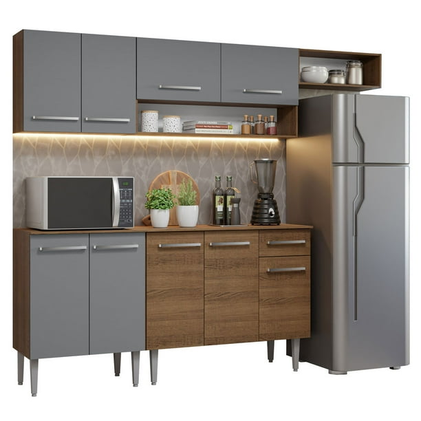 Cocina Integral Completa Modular Madesa Emilly 229cm MG