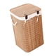 thumbnail image 4 of Cesto de ropa sucia plegable con tapa, cesto de almacenamiento rústico, cesto de ropa sucia transpirable, cesto de ropa sucia, 4 of 9