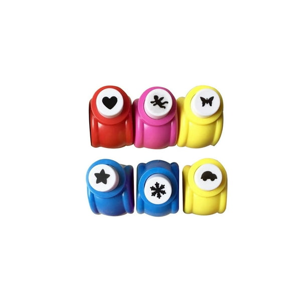 6pcs Scrapbooking Punches Handmade Hole Punchers Paper Cutter Hand