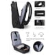 thumbnail image 4 of Mark Ryden Mochila Impermeable Antirrobo con Impermeable Negro Bolsa para Laptop de 15,6 Pulgadas, 4 of 8