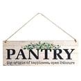 thumbnail image 2 of Giyblacko HangsPersonalized Wood Signs Scene Indication Wooden Sign Pantry Laundry Kitchen Location Family Wall Art Vintage Rustic Decor Pendant Welcome Sign Decoration, 2 of 6