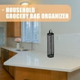 thumbnail image 4 of WRITWAA Black Nylon Grocery Bag Holder with Large Capacity and Easy Hanging Design for Kitchen Storage and Organization, 4 of 8