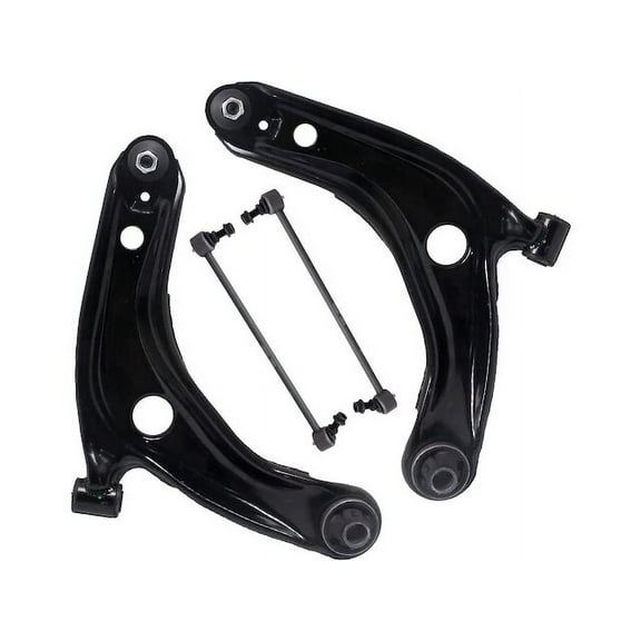 Front Control Arm and Sway Bar End Link Kit - Compatible with 2012 - 2019 Toyota Prius C 2013 2014 2015 2016 2017 2018