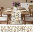 thumbnail image 5 of Table Runners 36 Inches Long Dress Scarves, Spring Floral Farmhouse Kitchen/Dining Table Decor Table Runner, Short Coffee Tablerunners, Summer Lemons Farmhouse Art Watercolor 13x36 Inch, 5 of 6