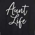 thumbnail image 3 of Instant Message - Aunt Life - Women's Lightweight French Terry Long Sleeve Shirt, 3 of 6