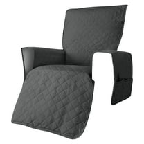 JeashCHAT Waterproof Recliner Sofa Chair Cover Anti-dirty Pet Sofa Cushion Solid Color Rocking Chair Massage Chair Sofa Protection Cover Couch Cover with 6 Pockets Clearance
