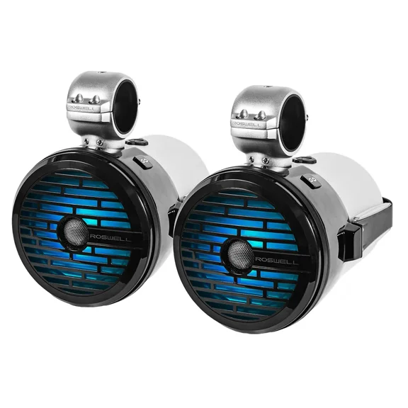 Roswell Marine C920-1711 Roswell R1 8” Tower Speakers - Black - 100w Rms & 200w Peak Power
