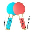 thumbnail image 4 of Neinkie 2Pcs Controller Grip Comfortable Grip Game Accessory Driver-free Responsive Professional Enhance Gaming Experience Table Tennis Racket Shape VR Gaming Controller Handle Grip for Switch OLED, 4 of 9