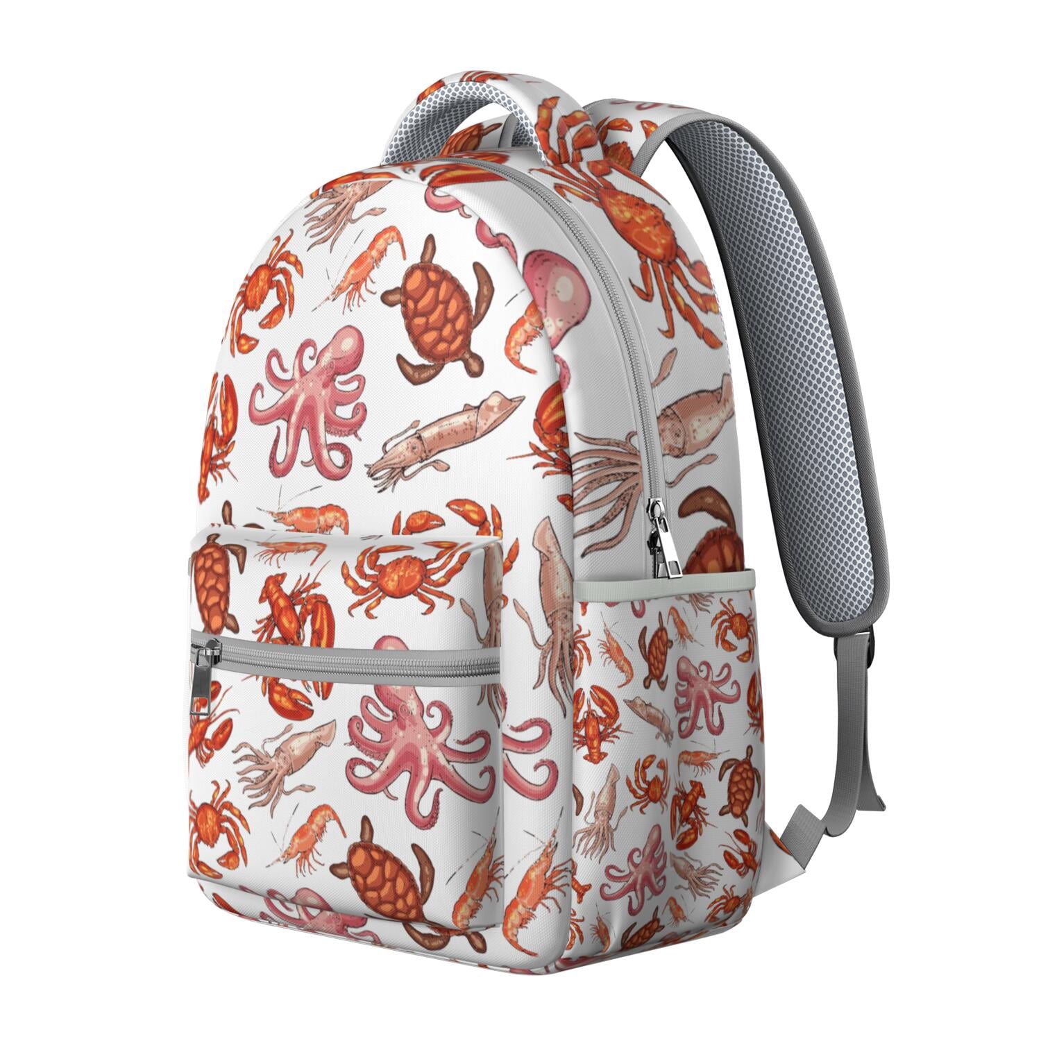 Sea Turtle Hawaiian Waterproof School Backpack - Ergonomic Student Backpack with Spinal Support & Breathable Straps for Teens & College Students