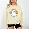 thumbnail image 2 of Wensltd Women Halloween Sweatshirt Loose Graphic Pullover Fall Long Sleeve Tops, 2 of 4