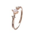 thumbnail image 3 of Opolski Elegant Inlaid Faux Opal Gemstone Finger Ring Wedding Engagement Women Jewelry, 3 of 6