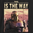 thumbnail image 2 of Boy's Star Wars: The Mandalorian The Armorer Time for a Fight Graphic Tee Black Small, 2 of 5