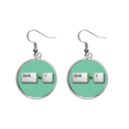thumbnail image 1 of Interrogación de efecto combinado Pendientes pendientes de plata colgantes joyas señora Unbranded M, 1 of 3