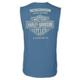 thumbnail image 2 of Harley-Davidson Men's Ringleader Sleeveless Cotton Muscle Shirt, Blue (XL), Harley Davidson, 2 of 2