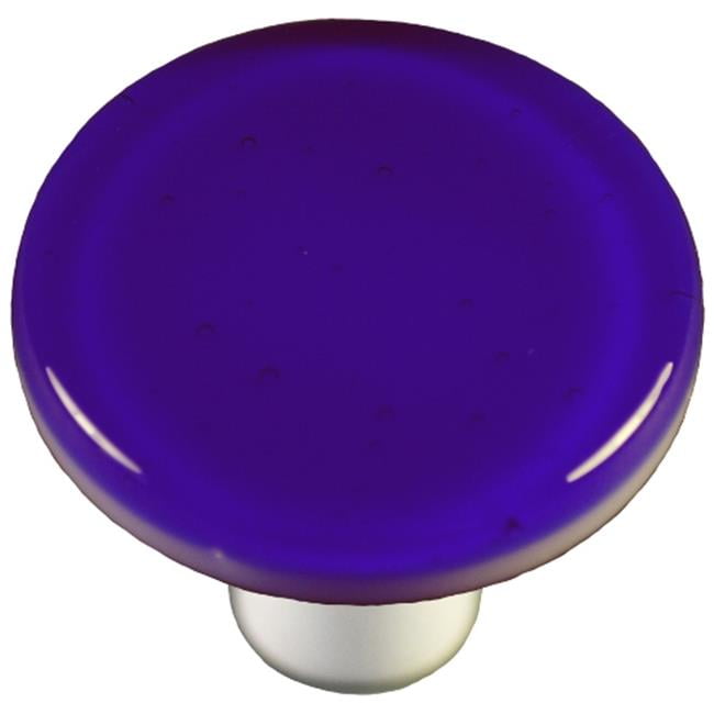 Hot Knobs HK1031KRA Deep Royal Blue Round Glass Knob