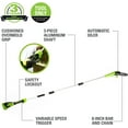 thumbnail image 2 of Greenworks 8-Inch 24V Cordless Pole Saw, Battery Not Included PS24B00, 2 of 9