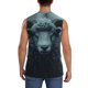 thumbnail image 4 of Balery Moody Ram Portrait Camisetas sin mangas para hombre, absorbe la humedad y protege contra el mal olor.-X-Large, 4 of 7