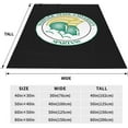 thumbnail image 5 of Norfolk A State University Logo Blanket Large Luxury Fleece Soft Anti-Static Anti-Pilling Flannel Bed Blanket, 5 of 6