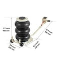 thumbnail image 2 of Pneumatic Jack 3 Ton/5 Ton Triple Bag Air Jack Quick Lift Heavy Duty Car Repair Jacks Folding Rod Jacks With Two Wheels ,Easy to Use, 2 of 7