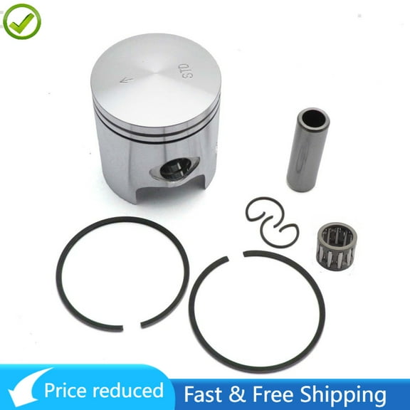 Suitable for 70cc Piston Rings Set 47mm with 12mm/10mm Pin Bearing for Yamaha Jog Minarelli 1PE40QMB Scooter ATV Moped Big Bore Parts