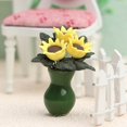thumbnail image 6 of Big Sale! Ongmies Home Decor Clearance 1:12 Miniature Dollhouse Flowers Bonsai Flower Doll House Sunflower Potted Doll House Hanging Pot Models for Toddlers Girls and Boys Toys Diy Ornaments 2-Green, 6 of 7