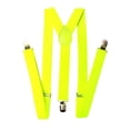 thumbnail image 1 of Mens / Womens One Size Suspenders Adjustable, Neon Yellow, 1 of 1