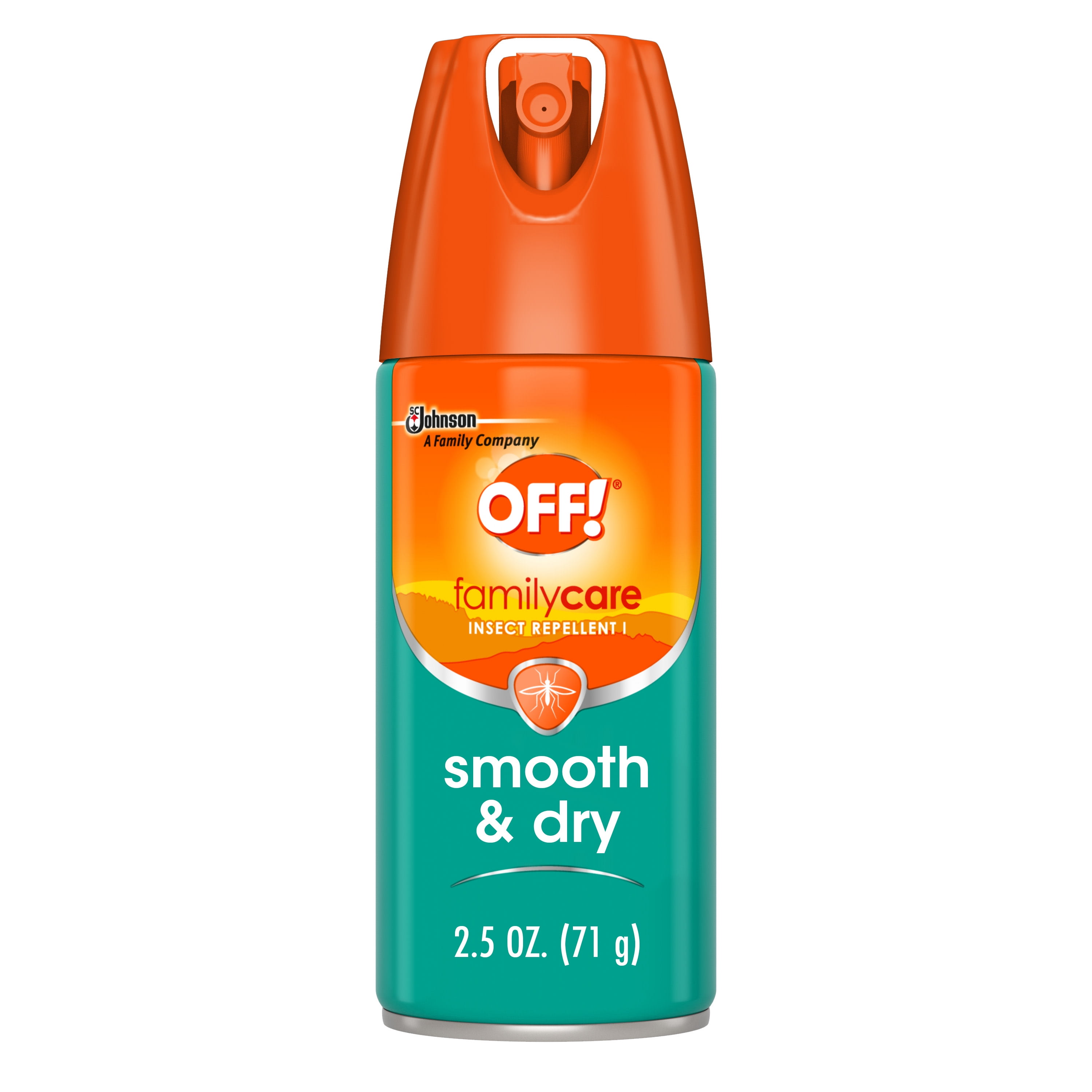 OFF! FamilyCare Insect Repellent I, Smooth & Dry, 2.5 Oz, 1Ct
