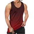 thumbnail image 3 of Men's Tie Dye Tank Tops Workout Muscle Casual Sleeveless Shirts Crewneck Basic Loose Fit T Shirt Summer Lightweight Fashion Blouse, 3 of 5